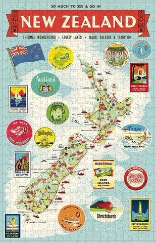 Puzzle - New Zealand Map