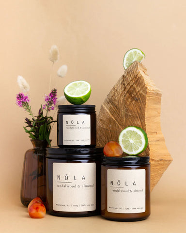 Nola Sandalwood & Almond Candle medium