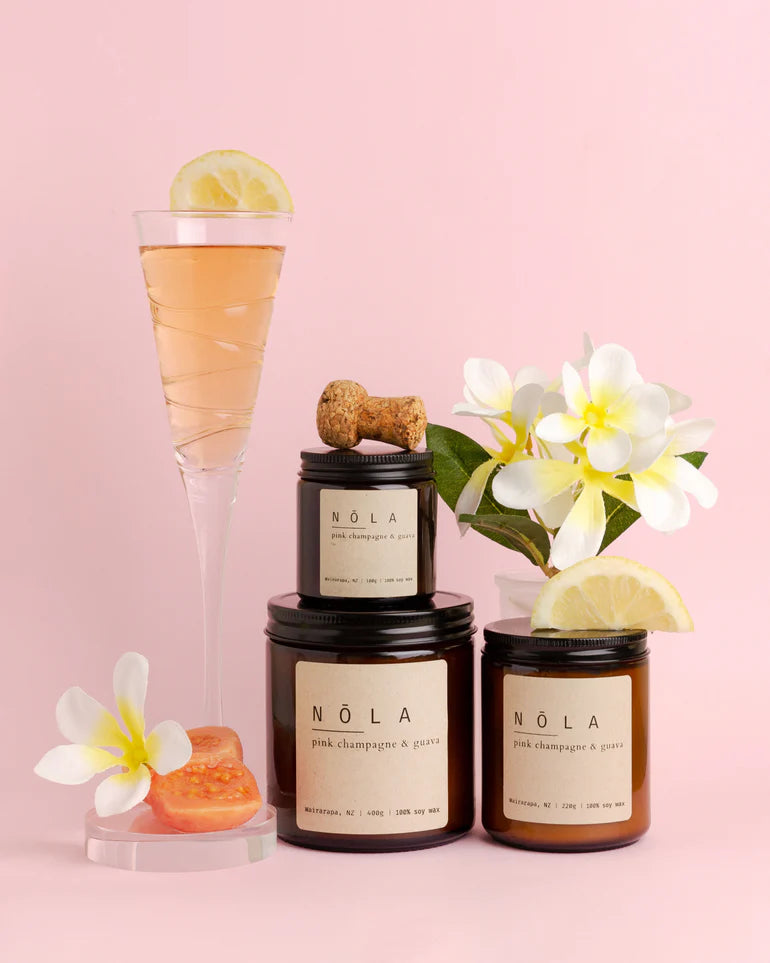 Nola Pink Champagne & Guava Candle medium