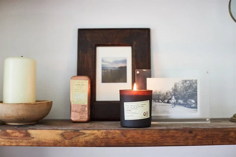 Library Candle Mark Twain