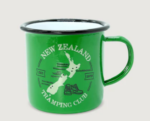 NZ Tramping Enamel Mug