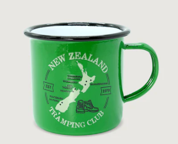 NZ Tramping Enamel Mug