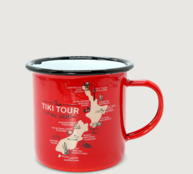 Tiki Tour Enamel Mug