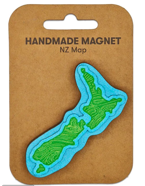 New Zealand Wooden Magnet