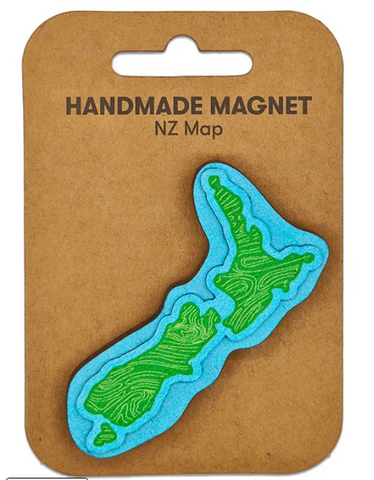 New Zealand Wooden Magnet
