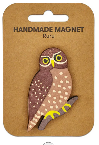 Ruru Wooden Magnet