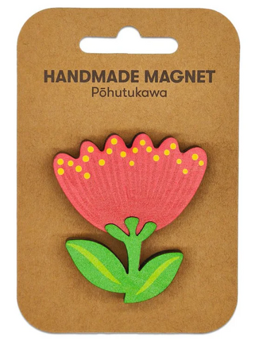 Pohutukawa Wooden Magnet