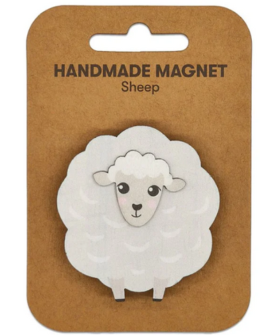 Sheep Wooden Magnet