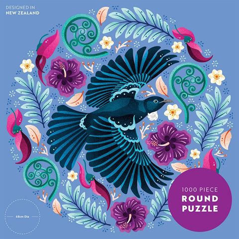 Catherine Marion 1000 piece Round Jigsaw Puzzle Tuneful Tui