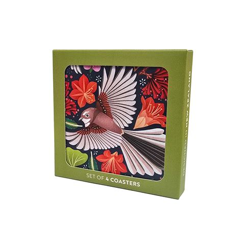 Catherine Marion Chirpy Fantail Coasters
