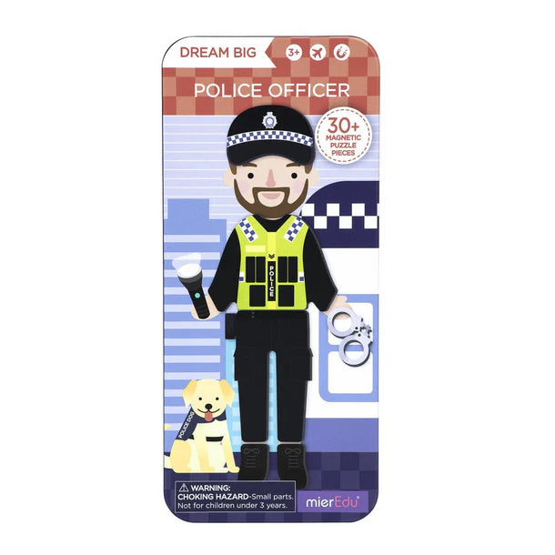 Magnetic Puzzle Police Officer