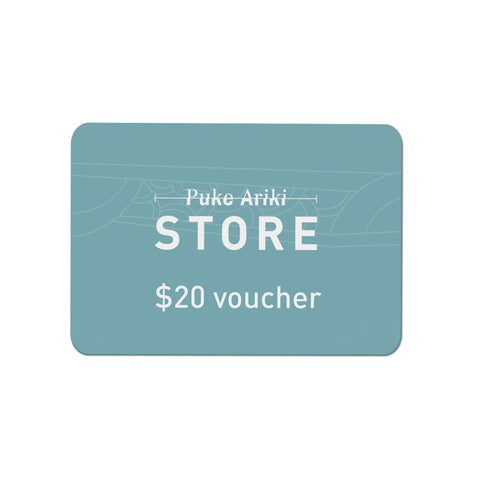 Puke Ariki Store Voucher $20